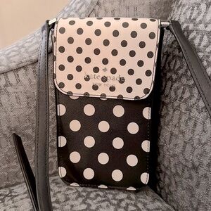 NWOT Kate spade leather phone crossbody